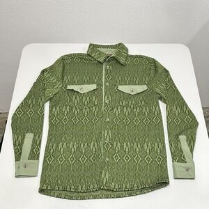 AVALANCHE green button‎ down shirt